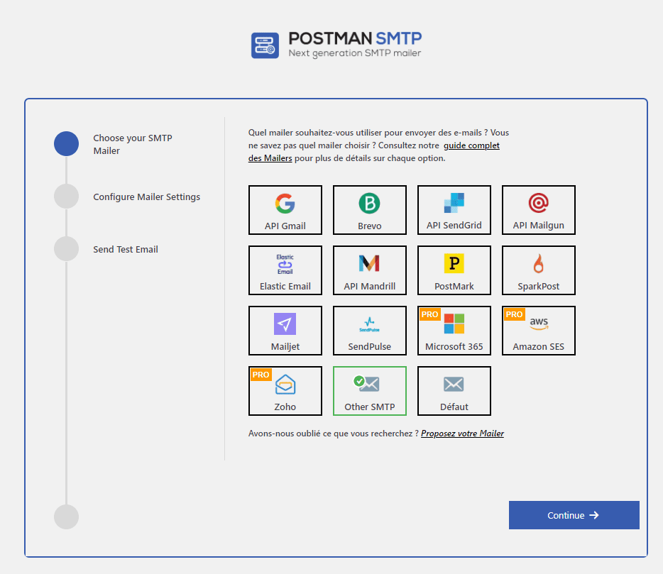 Configurer Post SMTP pour WordPress