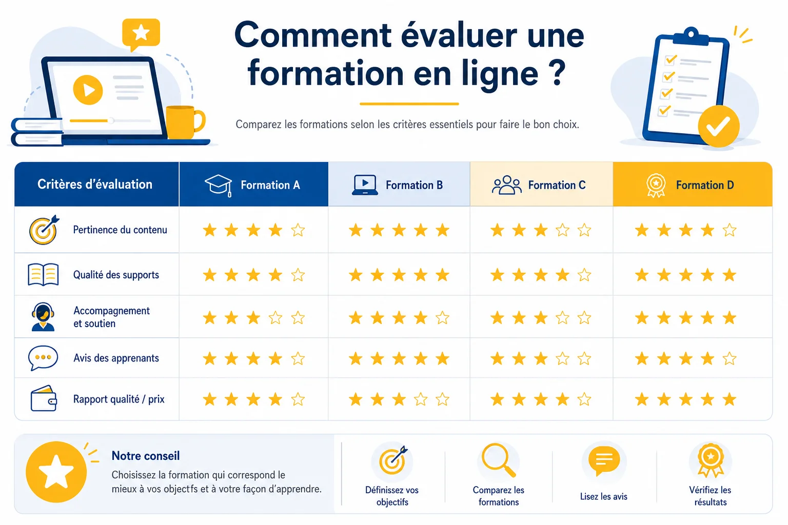 Notes détaillées de la formation IA Livementor Évaluation détaillée de la formation IA CPF Livementor par critère