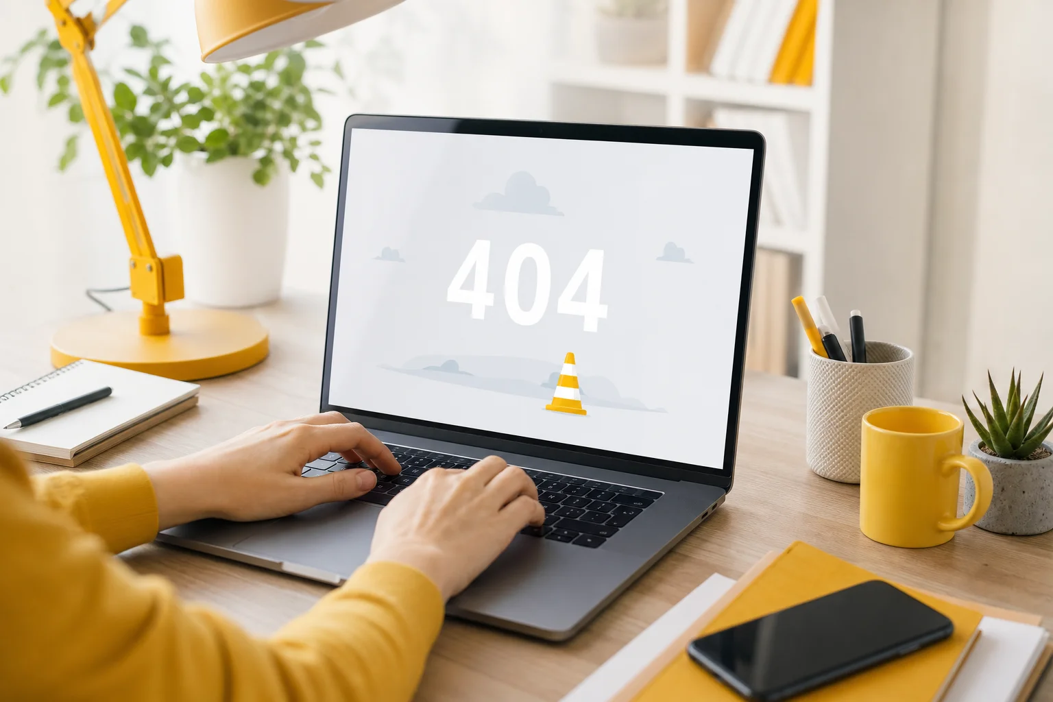 Écran affichant une wordpress erreur 404 sur un site