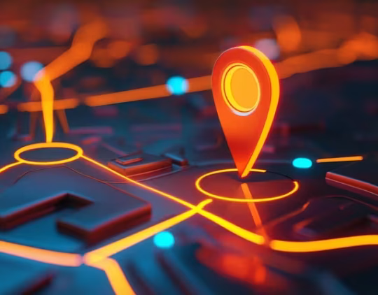 Carte maps représentant le référencement local Carte maps représentant le référencement local